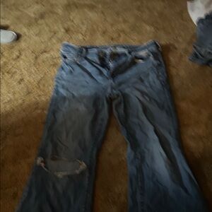 American Eagle Outfitters Blue Boot Cut Jeans